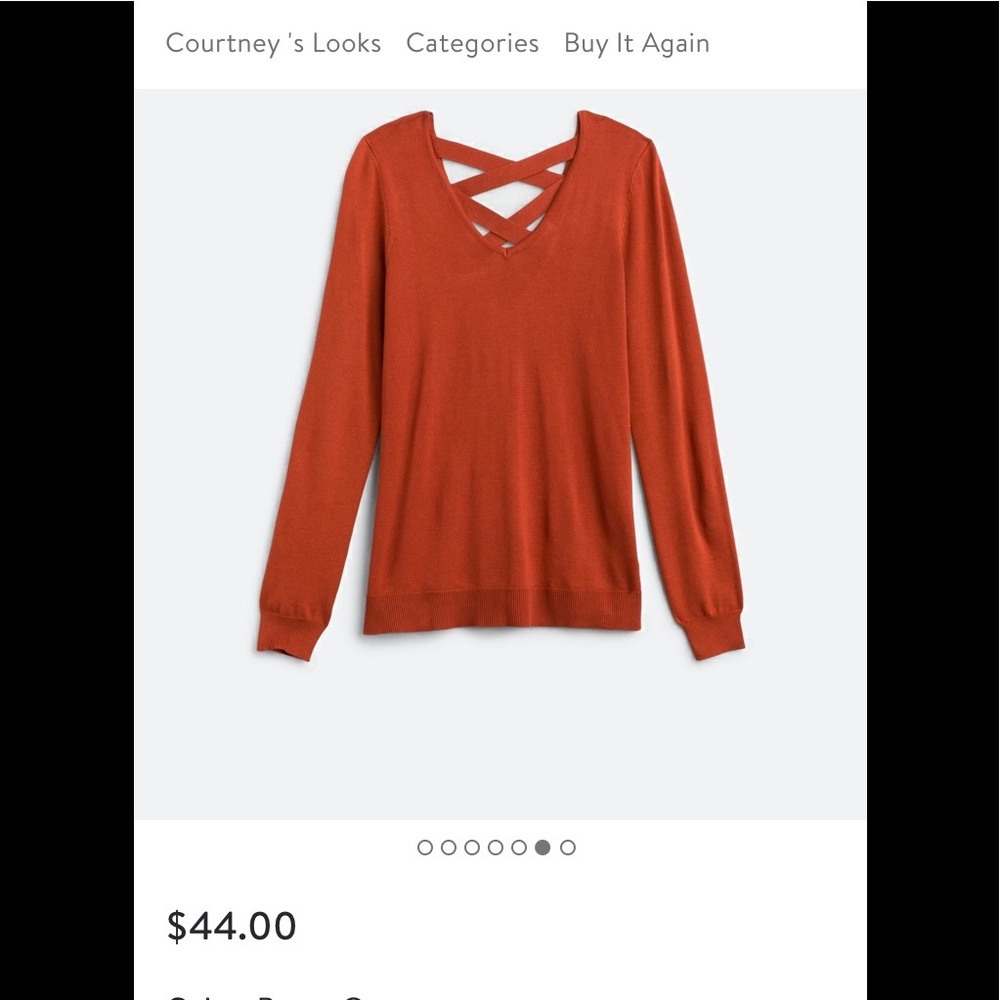 Love Ellie Mia Back Detail Pullover - Stitch Fix